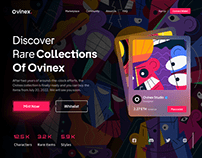 Ovinex - NFT Marketplace Website