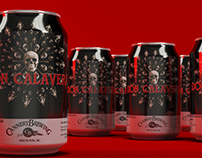 "Don Calavera" Dark & Clear Beer 3D visualization