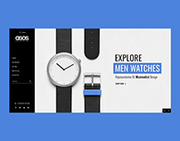 ASOS Watches Concept Landing Page