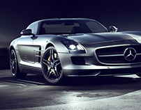 Mercedes SLS CGI