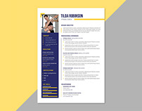 FREE Fitness Coach Resume Template