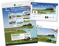 web and print design for tour operator Verde Natura