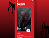 Watch Marvel Movie UI Design