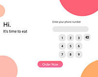 Touch Based Food Ordering UX