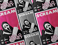 Scream Franchise Poster Design
