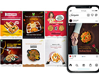 Restaurant social media designs