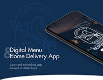 UI/UX design - Digital Menu & Home delivery app