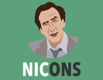NICONS -Nicholas Cage Icons. Vol 1