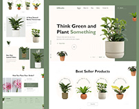 Planting shop website design