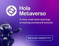 Hola Metaverso • Brand Identity for Modern Tech Startup