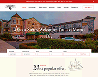Homepage Design for a US based Hospitality Firm