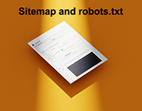 Sitemap and robots.txt