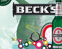 “beck’s it” packaging design 2007