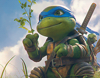 Ninja Turtles Leonardo Wallpaper 4K