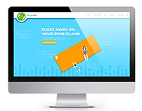 Croc Pad flat-style Website design