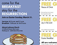 Advent Lutheran Church Breakfast Ad