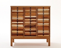 SIXtematic chest of drawers for jewellery &collectibles