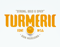 Turmeric Free Spicy Font