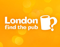 iPhone app brand design: London Find the Pub
