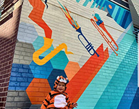 "I Spy" PNC plaza mural