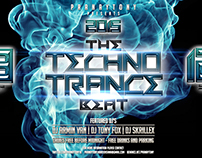 Techno Trance - Music Flyer!