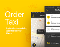 Order Taxi Concept
