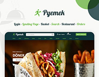 Food Delivery App - UX UI Design - Pyemek