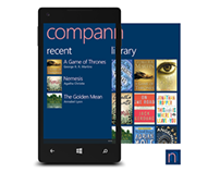 Compann - book companion app concept