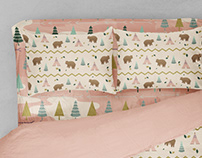 "Gone Camping" Woodland Print Collection