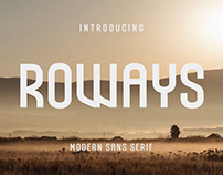 Roways – Modern Sans Serif