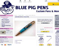 Blue Pig Pens - Custom Pens