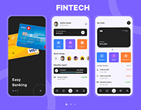 Android mobile app fintech user interface design