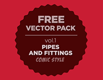 Free Vector Pack: Pipes and Fittings