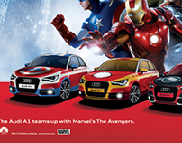 Audi A1 Avengers. Activation / Stunt.
