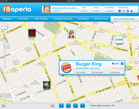 Maperia iPad App Interface Design