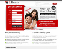 Landing page discount offer banner