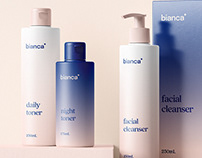 bianca skincare - Logo, Packaging and Website