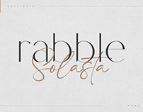 Rabble & Solasta - modern font duo