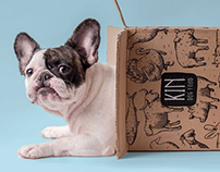 Kin Dog Food \ packaging illustration series