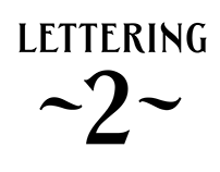 Lettering 2