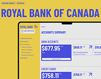 Royal Bank of Canada | Interface Redesign