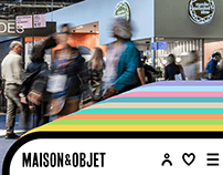 Maison&Objet . Website redesign