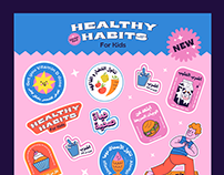 Healthy Habits - Stickers Pack
