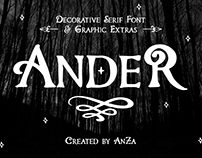 Ander Carefully Hand-Drawn Serif Font. FREE FONT FAMILY