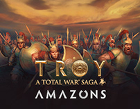Art for the trailer Total War Troy: Amazons DLC