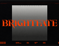 Brightfate Display Font