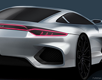 Porsche 911 Concept Sketch