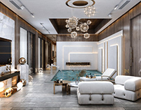Luxury pool design in kSA