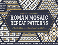 Roman Mosaic repeat Patterns