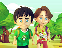 Children's educational game portal